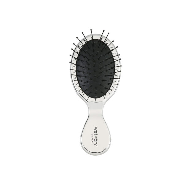 Cala - Wet and dry mini hairbrush (Chrome) Ohmykajo curly hair care, hair loss treatment, curly hair products Cala - Wet and dry mini hairbrush (silver)
