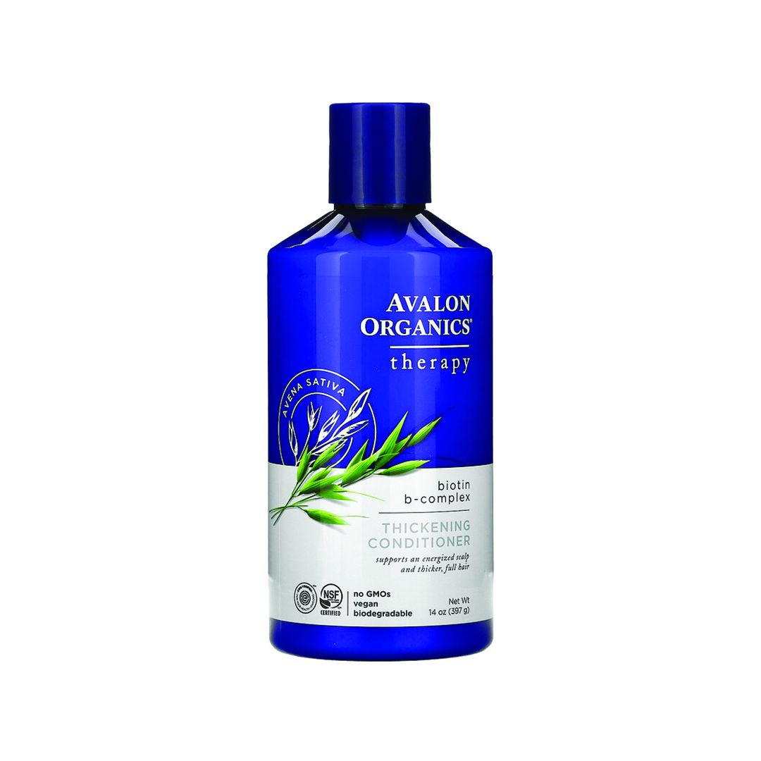 Avalon Organics - Thickening Conditioner, Biotin B-Complex, Therapy Avalon Organics - بلسم لزيادة كثافة الشعر، باليوتين و فيتامين-ب، منتج علاجي