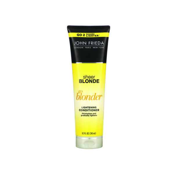 John Frieda - Sheer Blonde, Go Blonder, Lightening Conditioner Ohmykajo curly hair care, hair loss treatment, curly hair products