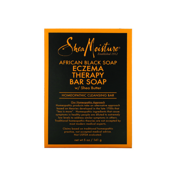 SheaMoisture - African Black Soap, Eczema Therapy Bar Soap with Shea Butter