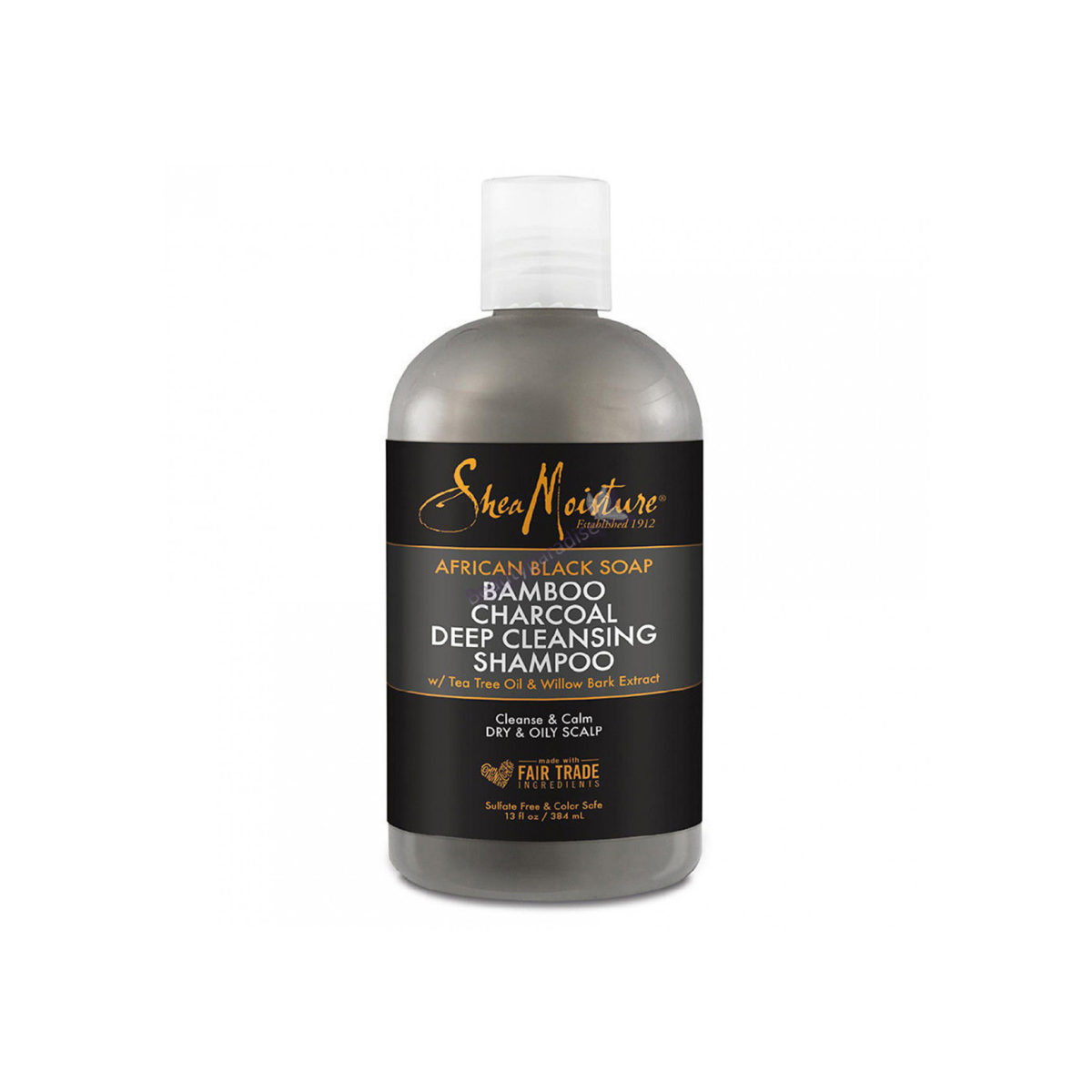SheaMoisture - African Black Soap Bamboo Charcoal Deep Cleansing Shampoo SheaMoisture - شامبو التنظيف العميق بالصابون الأفريقي الأسود من فحم الخيزران