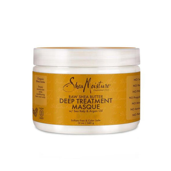 SheaMoisture - Deep Treatment Masque, Raw Shea Butter Ohmykajo curly hair care, hair loss treatment, curly hair products