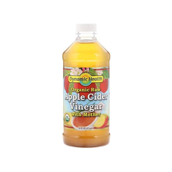 Dynamic Health Laboratories - Organic Raw Apple Cider Vinegar with Mother Dynamic Health Laboratories - خل تفاح عضوي خام