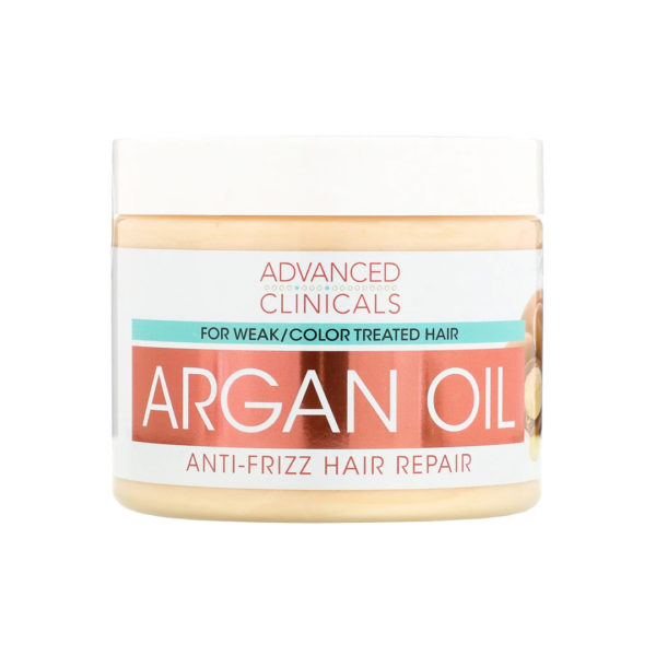 Advanced Clinicals - Argan Oil, Anti- Frizz Hair Repair olaplex - بكج التوفير - شامبو وبلسم ومجموعة علاج تقصف الشعر