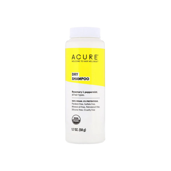 Acure - Dry Shampoo, Rosemary & Peppermint Ohmykajo curly hair care, hair loss treatment, curly hair products