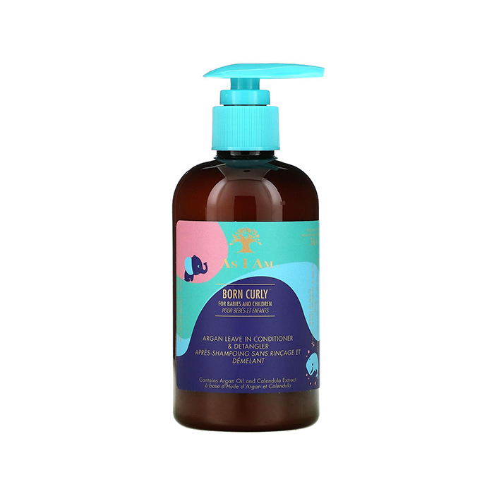 As i am born curly argan leave in conditioner & detangler for babies and children