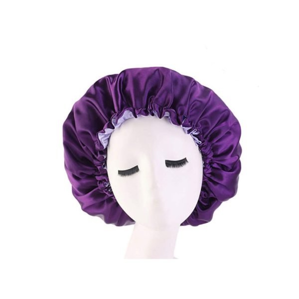 Silky Satin Bonnet - Purple