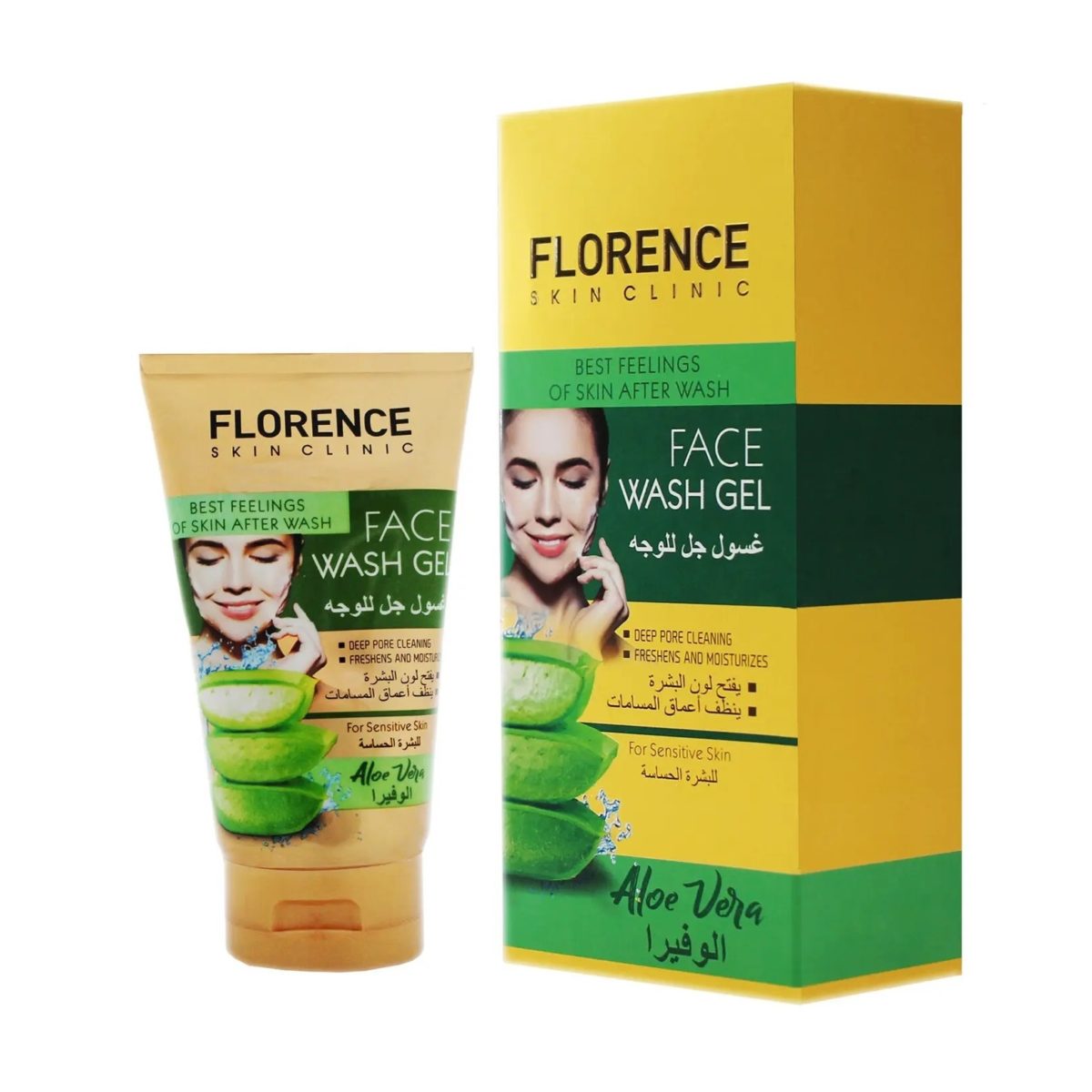 Florence - Face Wash Gel with Aloe Vera Florence - جل غسول الوجه بالصبار