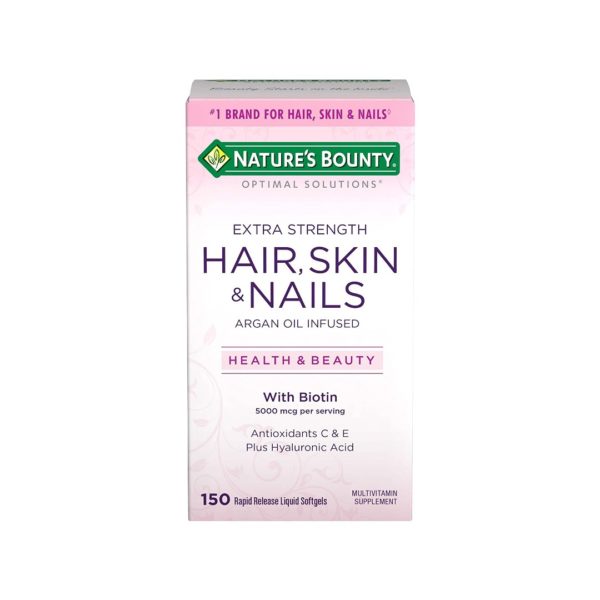 Nature's Bounty - Hair, Skin & Nails Advanced With Biotin Supplement, Multivitamin Formula