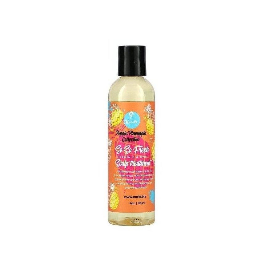 Curls - Poppin Pineapple Collection, So So Fresh, Scalp Treatment, Vitamin C & Mint