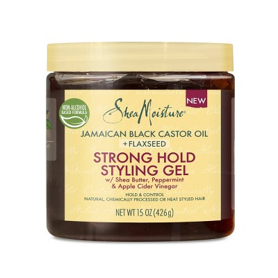 SheaMoisture Jamaican Black Castor Oil + Flaxseed Strong Hold Styling Gel Ohmykajo curly hair care, hair loss treatment, curly hair products Giovanni - Frizz Be Gone Super Smoothing Anti-Frizz Hair Serum⁸