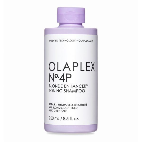 Olaplex No.4P Blonde Enhancer Toning Shampoo Ohmykajo curly hair care, hair loss treatment, curly hair products