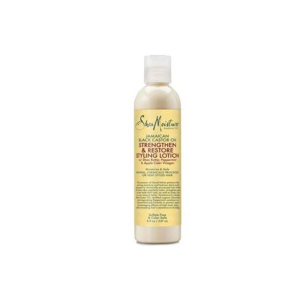 Sheamoisture - Jamaican Black Castor strengthen and restore styling lotion Ohmykajo curly hair care, hair loss treatment, curly hair products