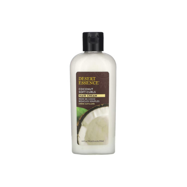 Desert essence - coconut hair cream Ohmykajo curly hair care, hair loss treatment, curly hair products Maui - coconut milk shampoo