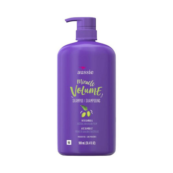 Aussie – Miracle Volume Shampoo with bamboo & australian kakadu plum Bonus Size Ohmykajo curly hair care, hair loss treatment, curly hair products