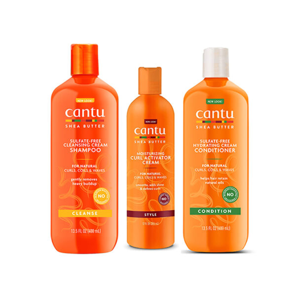Cantu - Shampoo , Conditioner , Activator Set