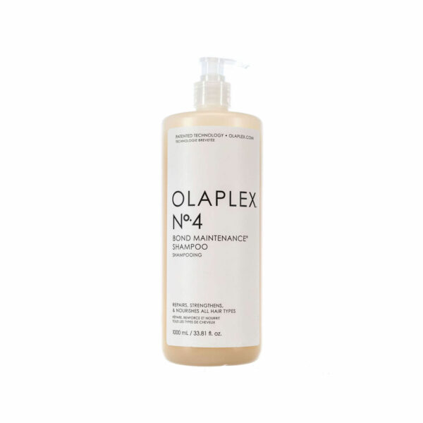 Olaplex - Olaplex No. 4 Bond Maintenance Shampoo bonus size Sheamoisture - كريم ليف ان فك التشابك للمسامية المنخفضة
