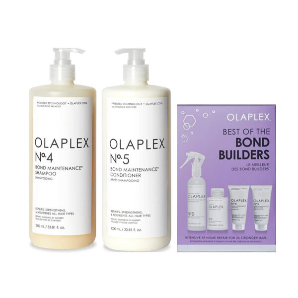 Olaplex - Value Kit - Shampoo and Conditioner and Best bond kit Avalon Organics - بلسم لزيادة كثافة الشعر، باليوتين و فيتامين-ب، منتج علاجي