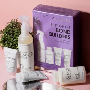 Olaplex Bond builder gift set Ohmykajo curly hair care, hair loss treatment, curly hair products. stronger hair Stronger Hair - Olaplex, Best of the Bond Builders Gift Set