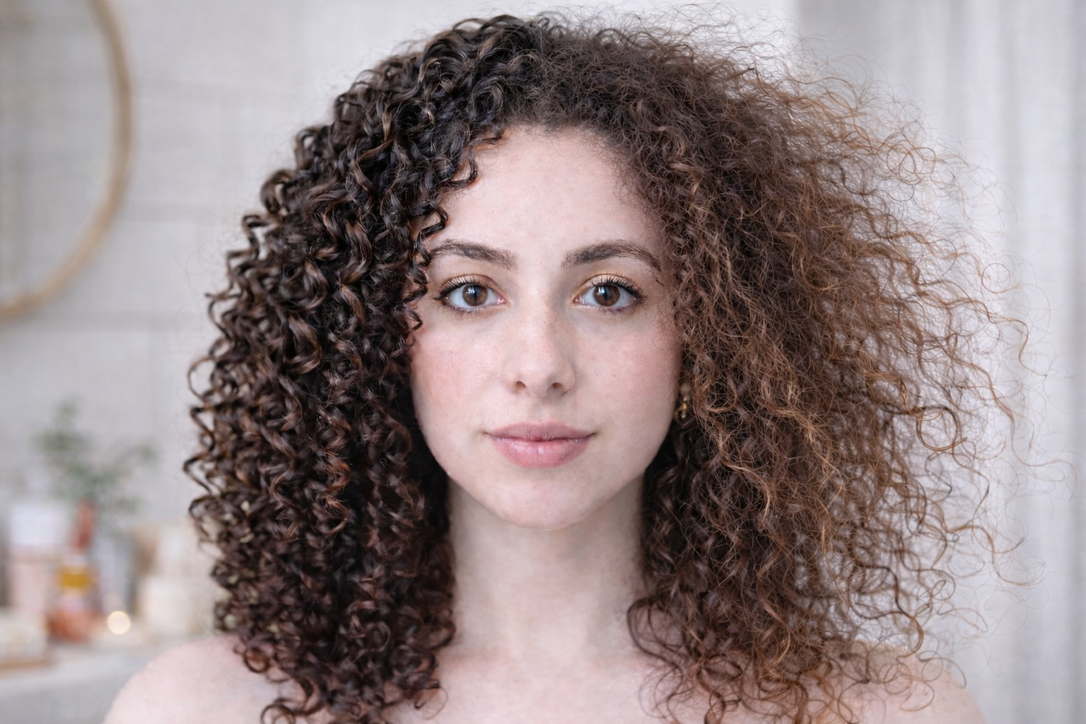 no 3 Frizz control for curly hair